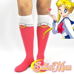 Sailor Moon knee-high cosplay socks